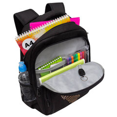 Рюкзак GRIZZLY школьный, анатомическая спинка, 2 отделения, для девочек, &laquo;DIAMOND HEART&raquo;, 39&times;30&times;20 см, RG-568-3/<wbr/>1