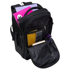 Рюкзак GRIZZLY, 2 отделения, трансформируемый объём, карман-антивор, &laquo;CAPACITY&raquo;, 50&times;28&times;34 см, RQ-500-1/<wbr/>2