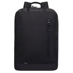 Рюкзак GRIZZLY, карман-антивор, &laquo;TOTAL BLACK&raquo;, 42&times;28&times;12 см, RQL-513-2/<wbr/>3