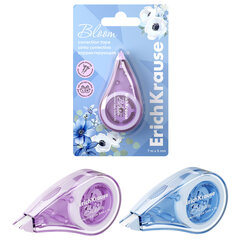 Корректирующая лента ERICH KRAUSE &laquo;Pastel Bloom&raquo; 5 мм х 7 м, корпус ассорти, блистер, 61929