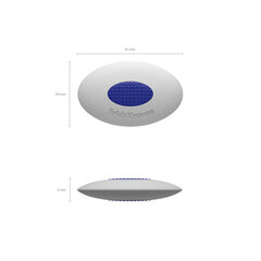 Ластик ERICH KRAUSE &laquo;SmartWay Mini Oval&raquo;, 41&times;29&times;9 мм, белый, овальный, пластиковый держатель, 45533