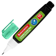 Ручка-корректор 10 мл, ВЫГОДНАЯ УПАКОВКА, КОМПЛЕКТ 4 штуки, BRAUBERG &laquo;ULTRA COLOR&raquo;, металлический наконечник, 274234