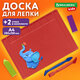 Доска для лепки А4, 280х200 мм, BRAUBERG KIDS, красная, 7 отделений для пластилина, 2 стека, 274257
