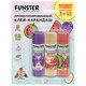 Клей-карандаш ароматизированный FUNSTER (ФАНСТЕР) (яблоко, арбуз, виноград), 15 г, ВЫГОДНАЯ УПАКОВКА, 3 штуки на блистере, 274270