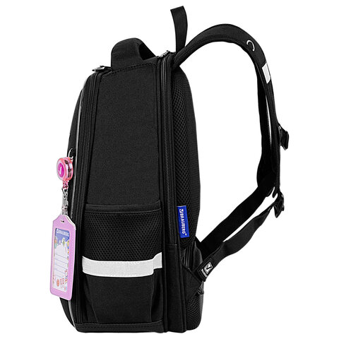 Ранец BRAUBERG FIT, 2 отделения, "Golden butterflies", 38х27х14 см, 274383 - фото 3