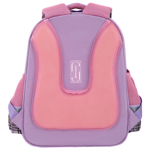 Ранец BRAUBERG STABLE, 2 отделения, с брелком, "Trendy girl", нашивка, 36х28х16 см, 274388 - фото 5