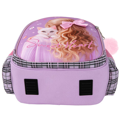 Ранец BRAUBERG STABLE, 2 отделения, с брелком, "Trendy girl", нашивка, 36х28х16 см, 274388 - фото 7