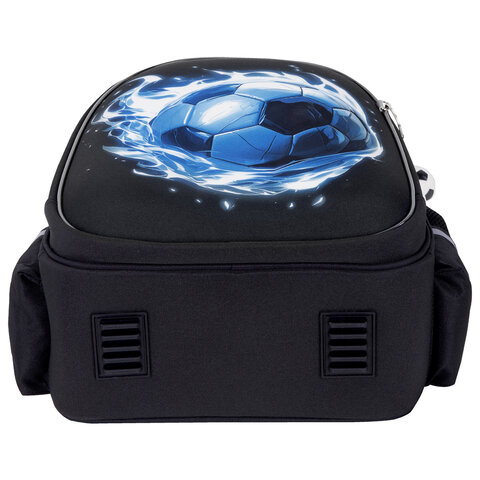 Ранец BRAUBERG STABLE, 2 отделения, с брелком, "Blue ball", 36х28х16 см, 274390 - фото 7