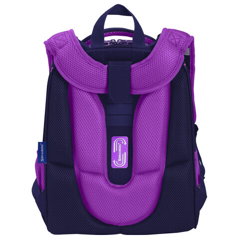 Ранец BRAUBERG PREMIUM, 2 отделения, с брелком, "Shining butterflies", блестки, 38х29х16 см, 274393 - фото 5