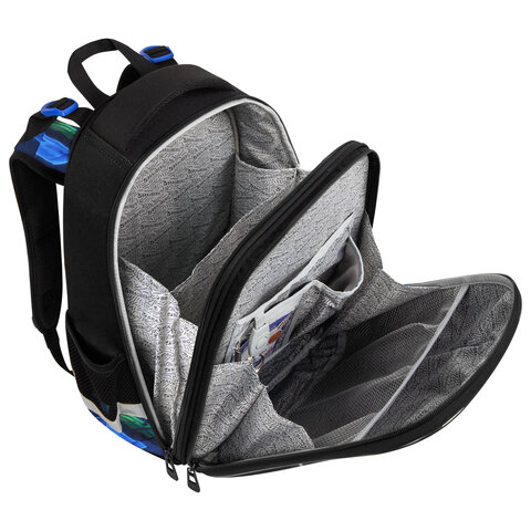 Ранец BRAUBERG PREMIUM, 2 отделения, с брелком, "Light blade", 3D-панель, 38х29х16 см, 274395 - фото 6