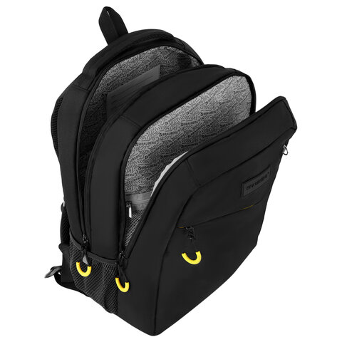 Рюкзак BRAUBERG MAIN, 2 отделения, 3 кармана, "Yellow flash", 38х26х17 см, 274397 - фото 6