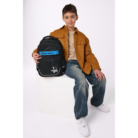 Рюкзак BRAUBERG MOTION, 2 отделения, 3 кармана, "Failing spaceman", 41х28х17 см, 274400 - фото 8