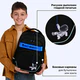 Рюкзак BRAUBERG MOTION, 2 отделения, 3 кармана, "Космонавт", 41х28х17 см, 274400