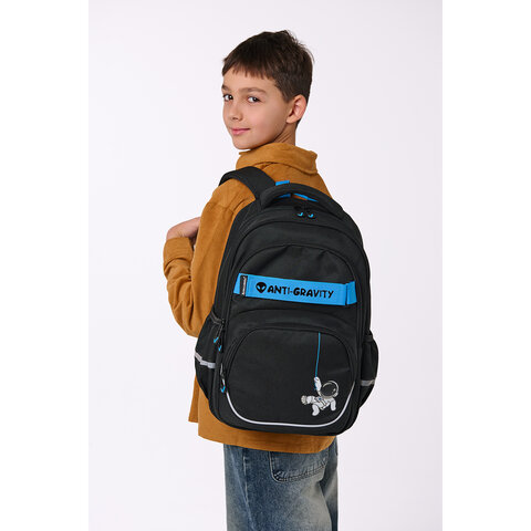 Рюкзак BRAUBERG MOTION, 2 отделения, 3 кармана, "Failing spaceman", 41х28х17 см, 274400 - фото 7