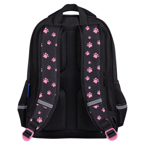 Рюкзак BRAUBERG SOFT, 2 отделения, 3 кармана, "Tough cat", СВЕТЯЩИЙСЯ, 40х31х15 см, 274401 - фото 4