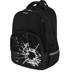 Рюкзак BRAUBERG SOFT, 2 отделения, 3 кармана, &laquo;Осколки&raquo;, СВЕТЯЩИЙСЯ, 40&times;31&times;15 см, 274402
