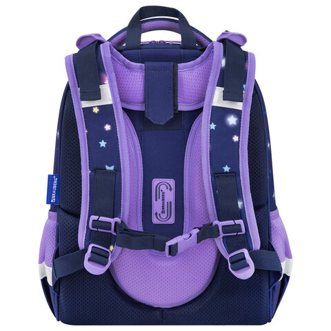 Ранец BRAUBERG ORIGINAL, 2 отделения, с брелком, "Dreaming fox", 38х29х16 см, 274404 - фото 4