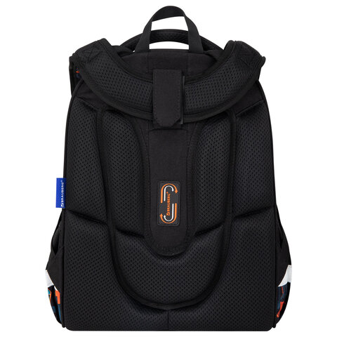 Ранец BRAUBERG ORIGINAL, 2 отделения, с брелком, "Hot spill", 38х29х16 см, 274405 - фото 5