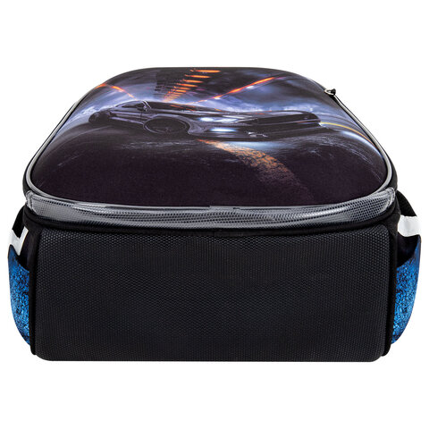 Ранец BRAUBERG ORIGINAL, 2 отделения, с брелком, "Tunnel car", 38х29х16 см, 274406 - фото 7