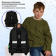 Ранец BRAUBERG KIDS START, 1 отделение, 2 кармана, "Герой в космосе", СВЕТЯЩИЙСЯ, 35х26х13 см, 274408