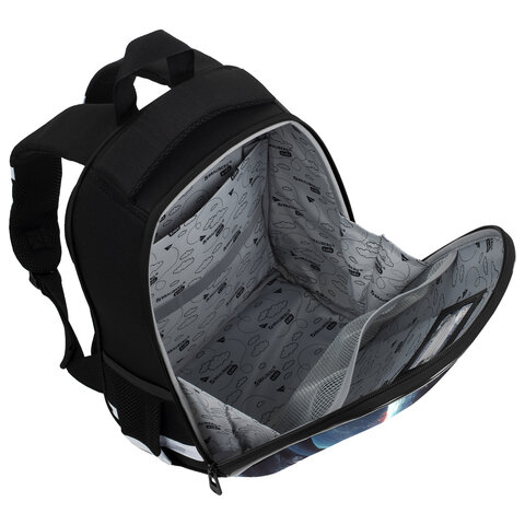 Ранец BRAUBERG KIDS START, 1 отделение, 2 кармана, "Space conqueror", СВЕТЯЩИЙСЯ, 35х26х13 см, 274408 - фото 7