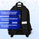 Ранец BRAUBERG KIDS START, 1 отделение, 2 кармана, "Герой в космосе", СВЕТЯЩИЙСЯ, 35х26х13 см, 274408