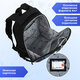 Ранец BRAUBERG KIDS START, 1 отделение, 2 кармана, "Герой в космосе", СВЕТЯЩИЙСЯ, 35х26х13 см, 274408