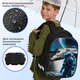 Ранец BRAUBERG KIDS START, 1 отделение, 2 кармана, "Герой в космосе", СВЕТЯЩИЙСЯ, 35х26х13 см, 274408