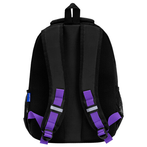 Рюкзак BRAUBERG FORCE, 2 отделения, 5 карманов, "Purple bow", 39х28х17 см, 274409 - фото 4