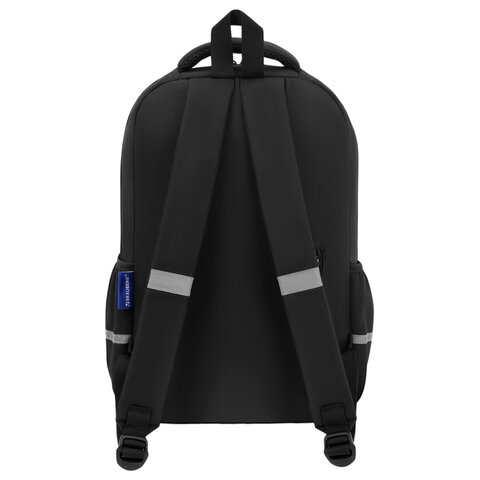 Рюкзак BRAUBERG STYLE, 2 отделения, 4 кармана, "Hey all", черный, 40х26х15 см, 274410 - фото 5