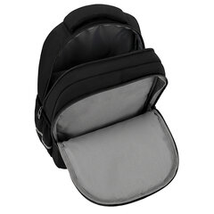 Рюкзак BRAUBERG STYLE, 2 отделения, 4 кармана, &laquo;Всем привет!&raquo;, черный, 40&times;26&times;15 см, 274410