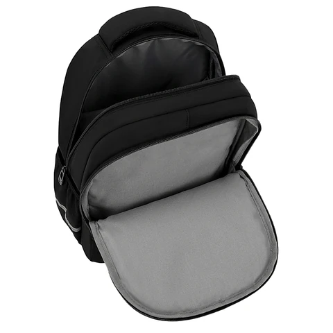 Рюкзак BRAUBERG STYLE, 2 отделения, 4 кармана, "Hey all", черный, 40х26х15 см, 274410 - фото 6