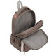 Рюкзак BRAUBERG STYLE, 2 отделения, 4 кармана, "Клетка", коричневый, 40х26х15 см, 274412