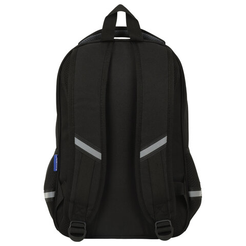 Рюкзак BRAUBERG PROFI, 2 отделения, с брелком, "Leather ball", 3D-панель, 36х27х19 см, 274416 - фото 4