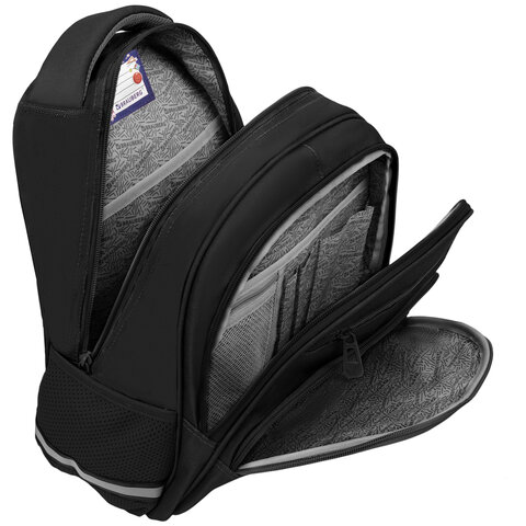 Рюкзак BRAUBERG PROFI, 2 отделения, с брелком, "Leather ball", 3D-панель, 36х27х19 см, 274416 - фото 6