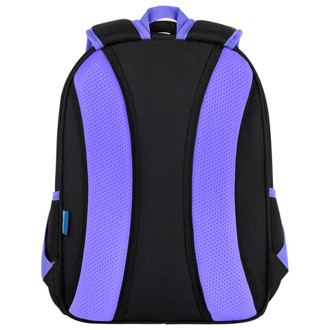 Рюкзак BRAUBERG OPTIMA, 2 отделения, с брелком, "Glowing kitten", 36х27х18 см, 274417 - фото 5