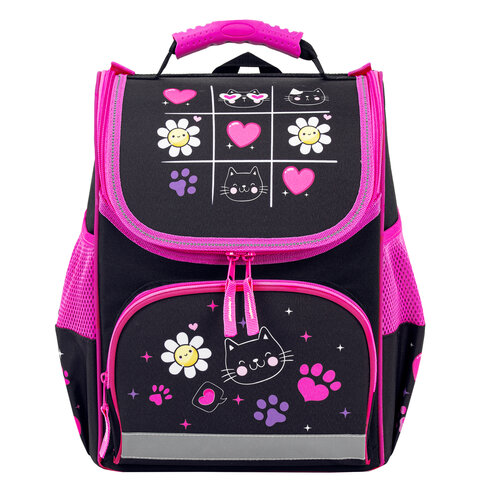 Ранец ПИФАГОР BASIC, 1 отделение, 3 кармана, эргономичная спинка, "Let's play", 35х28х18 см, 274419 - фото 2