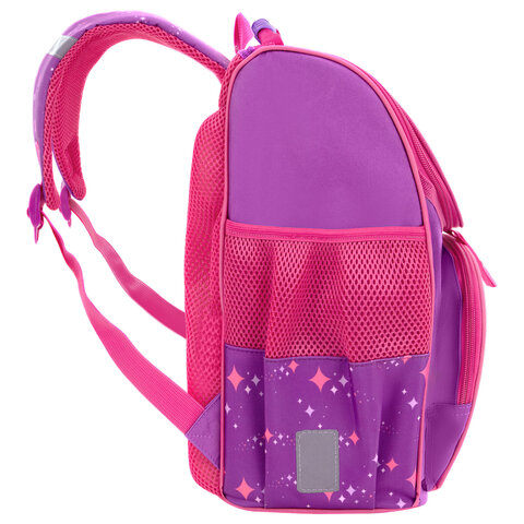 Ранец ПИФАГОР BASIC, 1 отделение, 3 кармана, эргономичная спинка, "Shining jewel", 35х28х18 см, 274421 - фото 5