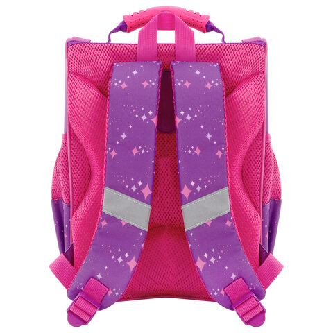 Ранец ПИФАГОР BASIC, 1 отделение, 3 кармана, эргономичная спинка, "Shining jewel", 35х28х18 см, 274421 - фото 3