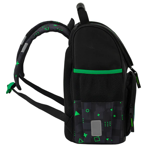 Ранец ПИФАГОР BASIC, 1 отделение, 3 кармана, эргономичная спинка, "Let's start", 35х28х18 см, 274423 - фото 4