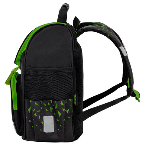 Ранец ПИФАГОР BASIC, 1 отделение, 3 кармана, эргономичная спинка, "Easy play", 35х28х18 см, 274424 - фото 3