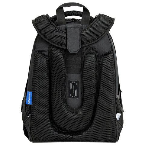 Ранец BRAUBERG SHINY, 2 отделения, с брелком, "Spider attack", СВЕТЯЩИЙСЯ РИСУНОК, 38х28х14 см, 274425 - фото 5