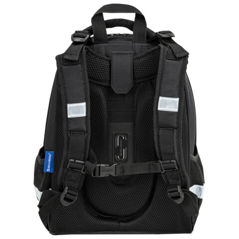 Ранец BRAUBERG SHINY, 2 отделения, с брелком, "Spider attack", СВЕТЯЩИЙСЯ РИСУНОК, 38х28х14 см, 274425 - фото 4