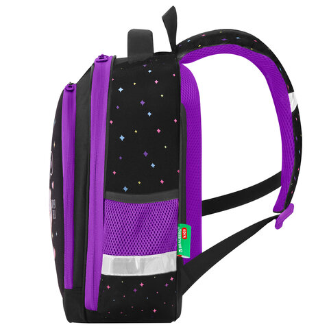 Ранец BRAUBERG KIDS STANDARD, 2 отделения, "Bubbleshake", 36х28х14 см, 274426 - фото 3