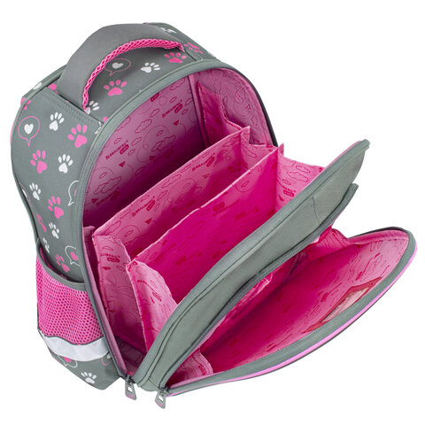 Ранец BRAUBERG KIDS STANDARD, 2 отделения, "Purr cat", 36х28х14 см, 274427 - фото 6