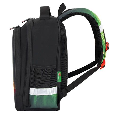 Ранец BRAUBERG KIDS STANDARD, 2 отделения, "Green city", 36х28х14 см, 274428 - фото 3