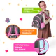 Рюкзак BRAUBERG KIDS PLAY детский, 1 отделение, 3 кармана, "Серый котенок", 29х23х12 см, 274429