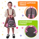 Рюкзак BRAUBERG KIDS PLAY детский, 1 отделение, 3 кармана, "Серый котенок", 29х23х12 см, 274429