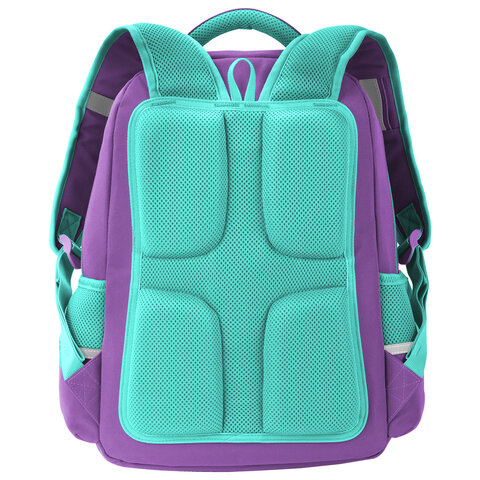 Рюкзак ЮНЛАНДИЯ COMPLETE с пеналом в комплекте, эрго-спинка, "Lazy rabbit", 42х29х14 см, 274432 - фото 5