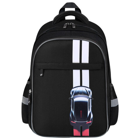 Рюкзак BRAUBERG FAVOUR, 2 отделения, 3 кармана, "Upright car", 40х29х15 см, 274434 - фото 2